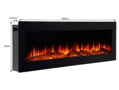 Sedex El Fuego Elektrokamin Brixen 180 cm Discount