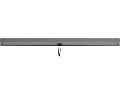 Seitenwand für Pergola -L46, 4er-Set Pavillon Rollo Ersatzseitenwand, Stoff/Textil sturmfest 3x3m ~ anthrazit ^ MCW Discount