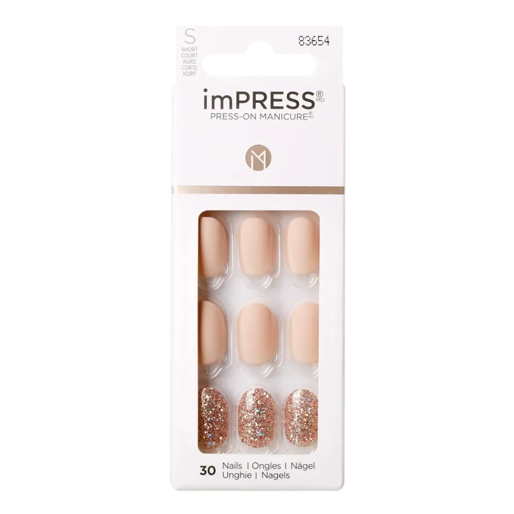 Self-adhesive nails imPRESS Evanesce 30 pcs ^ KISS Online