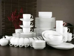 Seltmann Weiden Henkelbecher Rondo/Liane 0,27 l 6er Set weiß New