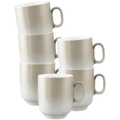 Seltmann Weiden Henkelbecher Sento Home 400 ml 6er Set Aura cream Discount