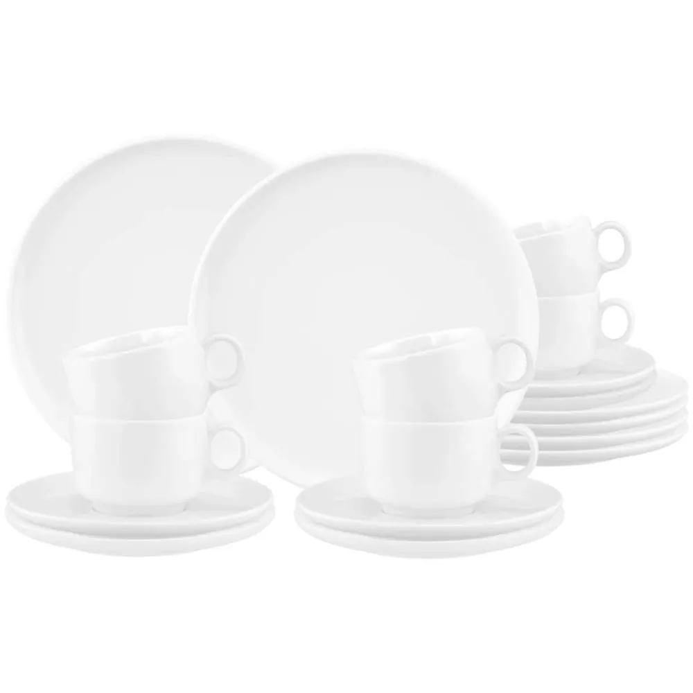 Seltmann Weiden Kaffeeservice Sento Home 18er Set weiß Sale