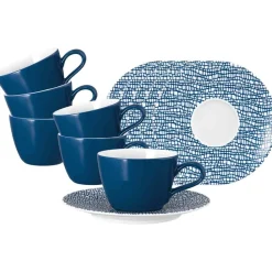 Kaffeetassen mit Untertassen Life Fashion 240 ml 6er Set ^ Seltmann Weiden Discount