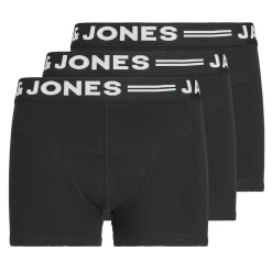 Jack&Jones SENSE TRUNKS 3 PACK JNR NOOS Jungen Boxershort Schwarz Clearance