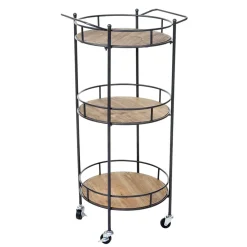 MCW Servierwagen -A43, Barwagen Teewagen, Tanne Holz massiv Vintage 100x50x43cm Discount