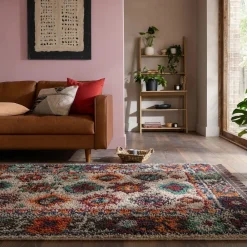Shaggy-Teppich Erdtöne Bunt 133 x 190 cm - TAFRAUT | ^ KADIMA DESIGN Clearance