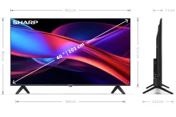 Sharp 40GD2225E – 40 Zoll Fernseher (101 cm) Full HD Roku TV– HDR10, Dreifach-Tuner DVB-T2/C/S2, 3x HDMI, USB, WLAN Sale