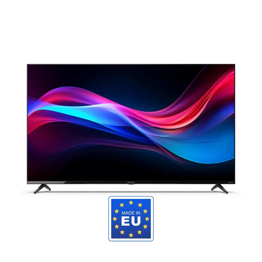 Sharp 50GJ4225E - 50 Zoll Fernseher (126 cm) 4K Ultra HD Roku TV - Streaming LED Smart TV (HDR10, HDMI, Receiver, WLAN) Hot