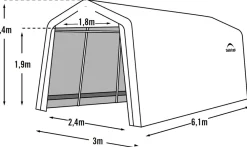 Shelter Logic ShelterLogic® Garage-in-a-box, 18,3m²