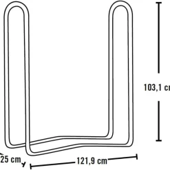 ShelterLogic Kaminholzregal 120 cm ^ Shelter Logic Online