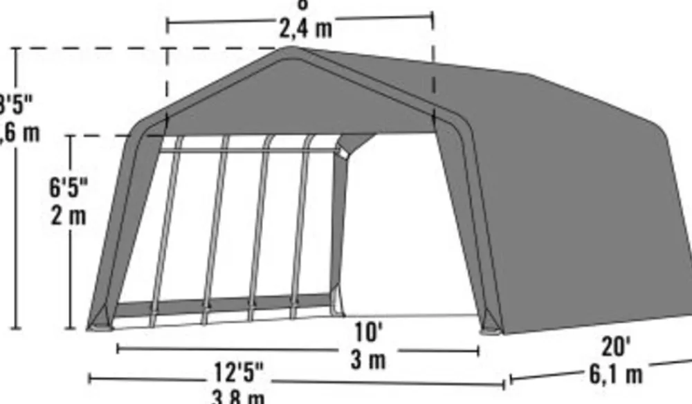 Westmann ShelterLogic Weidezelt 23,18m² Online