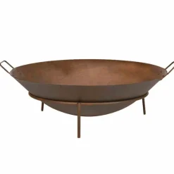Feuerschale Rusty Ø 70 cm Gusseisen , mit Griffen ^ Siena Garden Hot