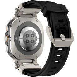 Wigento Silikon Titanlegierung für Samsung Galaxy Watch Ultra 47mm Schwarz Online