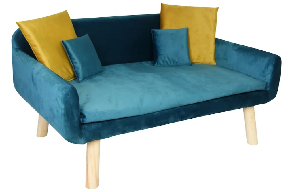 Silvio Design Hundesofa «Nando» | versch. Farben petrol Sale