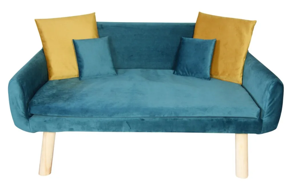 Silvio Design Hundesofa «Nando» | versch. Farben petrol Sale