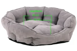 Silvio Design Liegesofa «George» hellgrau | versch. Größen New