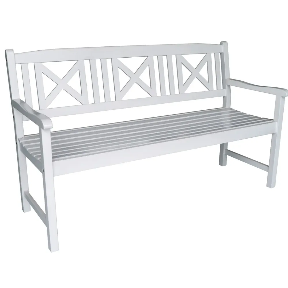 3-Sitzer Gartenbank aus Akazienholz, ca. 150 x 61 x 89 cm - ^ Prestige Home Living Outdoor Clearance