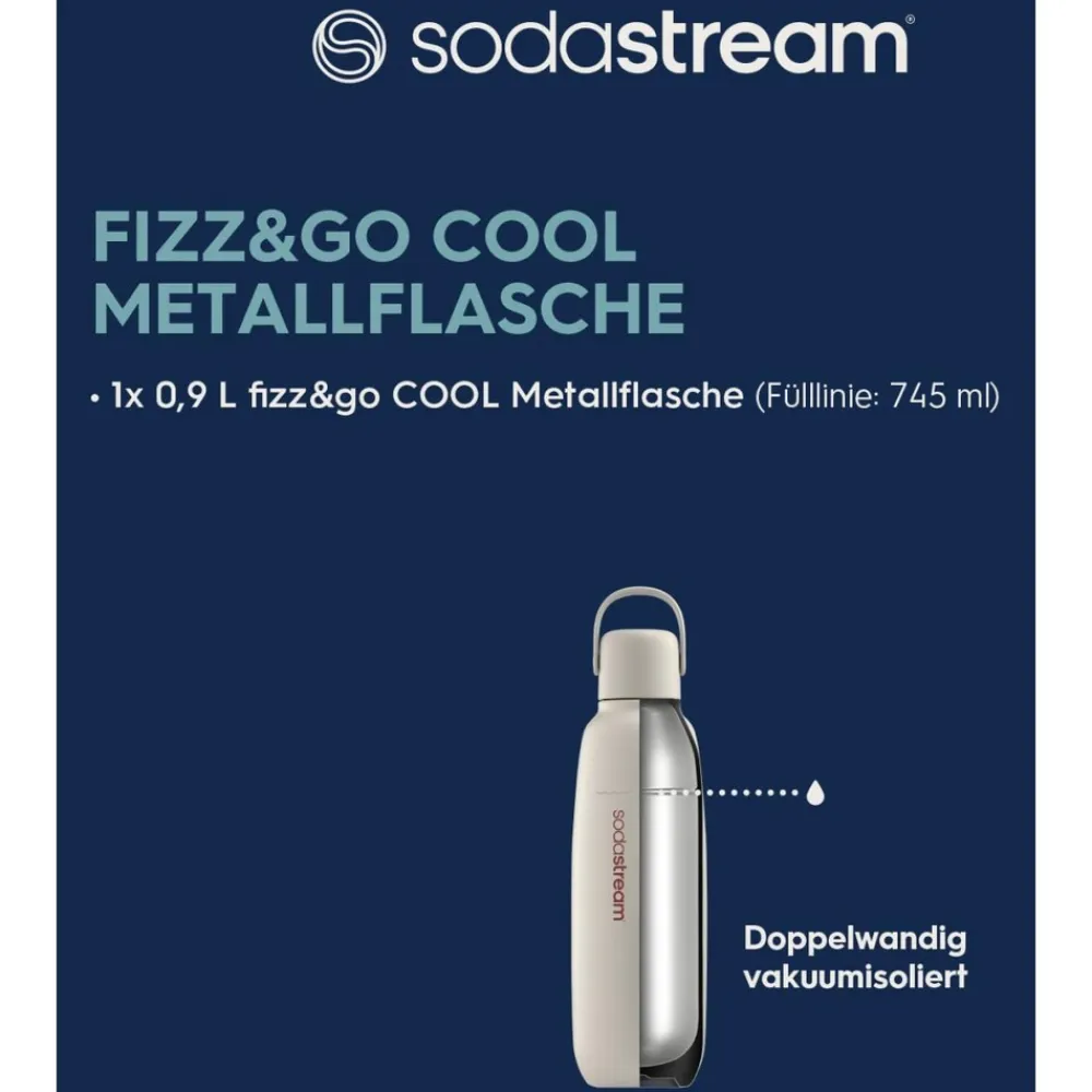 Sodastream Fizz & Go Cool 0,9 L Sand Hot