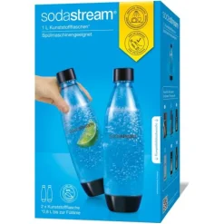 Twinpack DUO Fuse 1 L Flasche black ^ Sodastream Sale