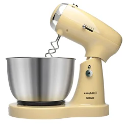 SOGO RETRO Reihe Küchenmaschine 3-IN-1 Mixer, Rührgerät & Teigmaschine beige Hot