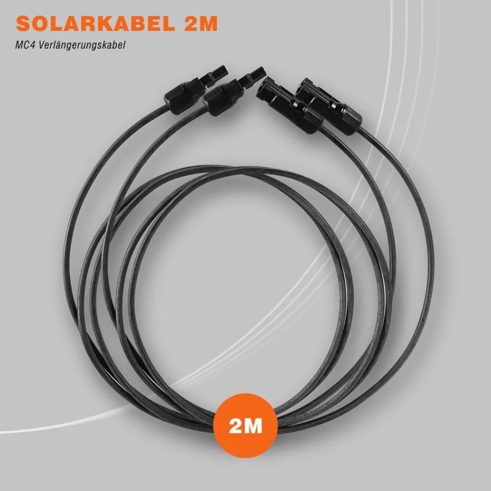 Solarkabel 2m Paar – Verlängerungskabel MC4 ^ Diverse Discount