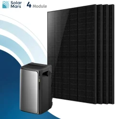 SolarMars ® 2000W Balkonkraftwerk mit Speicher,EcoFlow Stream Ultra 1,92 kWh All-in-One Komplettset - Ohne Halterung Best