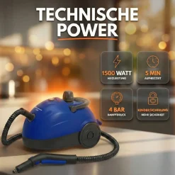 XXL SC1000 Dampfreiniger Handgerät 1500 W ^ Sommertal Best