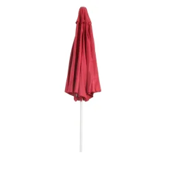 Sonnenschirm Asti, Gartenschirm, Ø 3m neigbar Polyester/Alu 5kg ~ rot ^ MCW Online