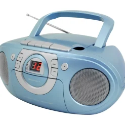 SCD5100BL Radio-Kassettenspieler mit CD-Spieler - ^ Soundmaster Discount