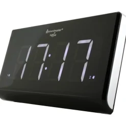Soundmaster UR8400 Jumbo-LED-Alarm PLL-Uhrenradio mit 2 Weckzeiten und dimmbaren Display New