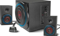 Speedlink GRAVITY CARBON RGB 2.1 Subwoofer System, black New