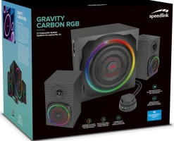 Speedlink GRAVITY CARBON RGB 2.1 Subwoofer System, black New