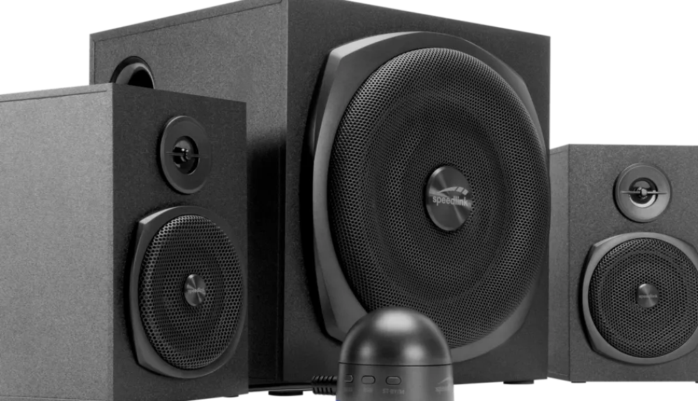 GRAVITY LT 2.1 Subwoofer System, black ^ Speedlink Discount