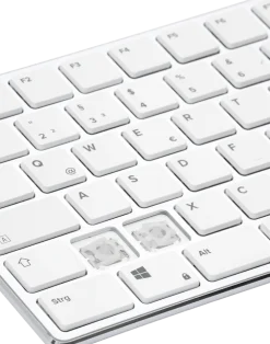 Speedlink RIVA Slim Metal Scissor Keyboard, white - DE Layout Best