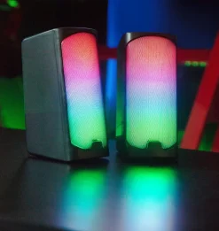 Speedlink TONOS RGB Gaming Stereo Speaker, black New