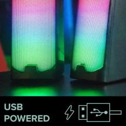 Speedlink TONOS RGB Gaming Stereo Speaker, black New
