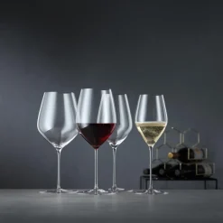 Bordeauxgläser + Poliertuch Hi-Lite 650 ml 6er Set ^ SPIEGELAU Sale