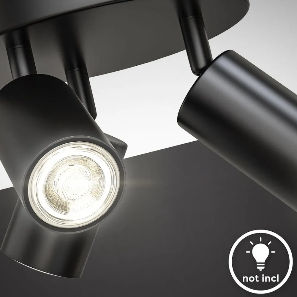 B.K.Licht Spotleuchte, schwarz, 3xGU10/max. 5W exkl. New