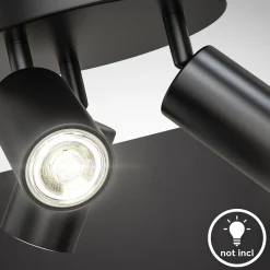 B.K.Licht Spotleuchte, schwarz, 3xGU10/max. 5W exkl. New