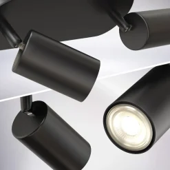 Spotleuchte, schwarz, 2xGU10/max. 5W exkl. ^ B.K.Licht New