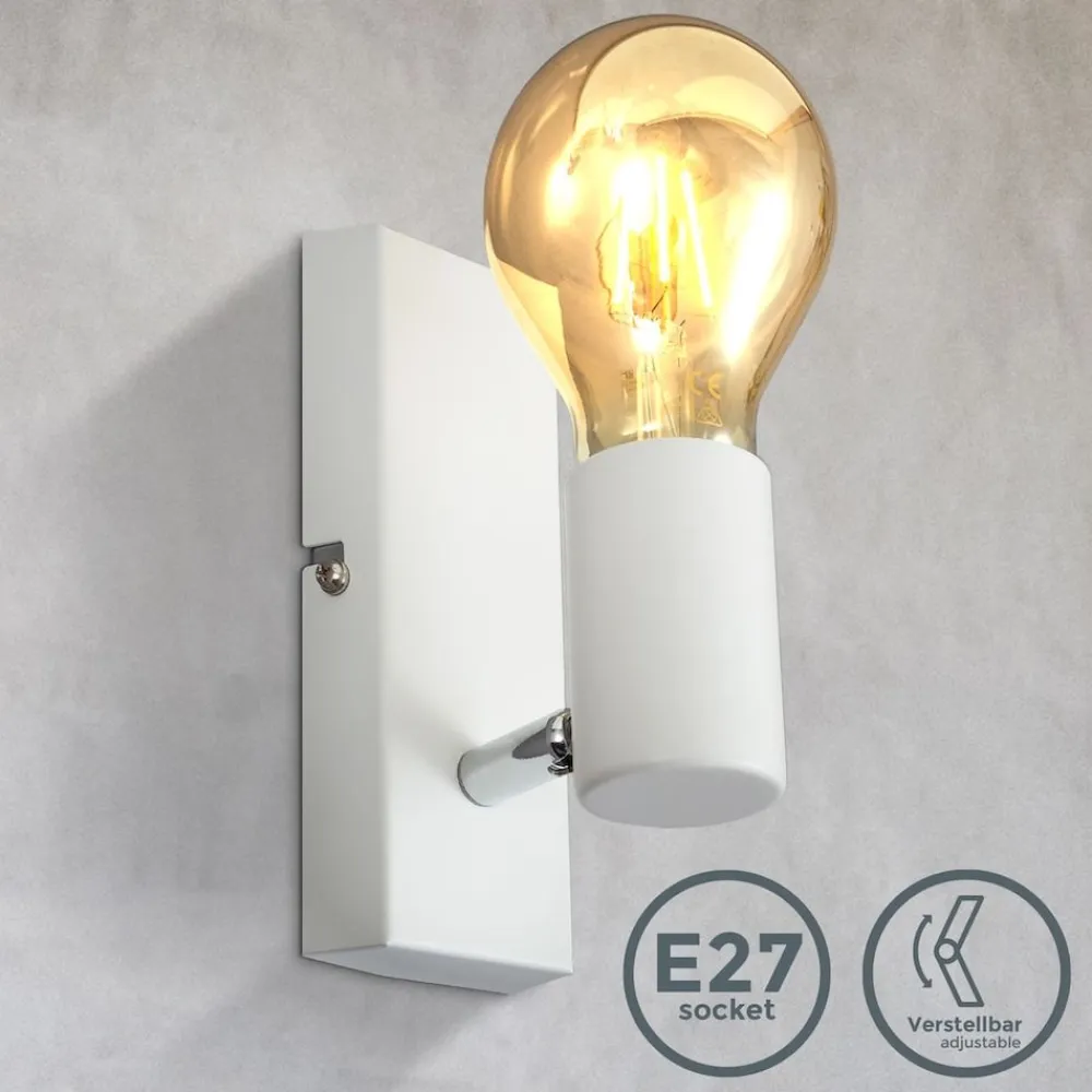 B.K.Licht Spot, weiß, 1xE27 exkl./ max. 60W Best