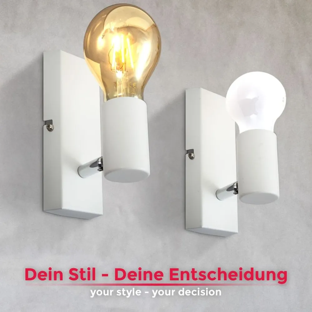 B.K.Licht Spot, weiß, 1xE27 exkl./ max. 60W Best