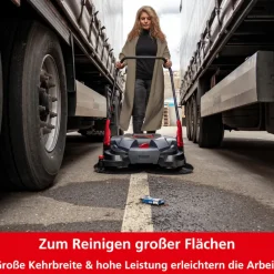 Kehrmaschine Handkehrmaschine Durosweep 77 Pro, 77cm, 40  L - 103136 ^ Starmix Outlet