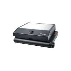 Steba SG 55 3-in1 Multi-Snack Maker Sandwichmaker Waffeleisen Kontaktgrill Schwarz/Edelstahl Clearance