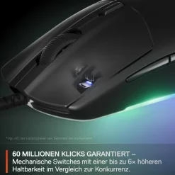 SteelSeries Rival 3 Gen 2 - Schwarz Gaming-Maus New