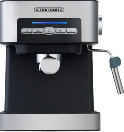 Espressomaschine 15 Bar Edelstahl Dampfausstoßregler 850W ^ Steinborg Best