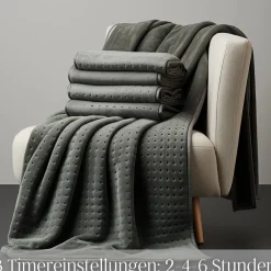 Heizdecke mit Timer 150x80cm 6 Temperaturstufen 100W ^ Steinborg Discount