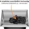 Klappgrill Laptopgrill Campinggrill Hitzebeständig schwarz ^ Steinborg