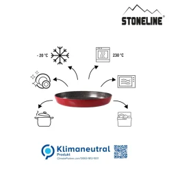 stoneline ® Antihaftbeschichtete Glasauflaufform 34 x 24 cm