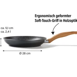 stoneline ® Back to Nature Bratpfanne 28 cm, Made in Germany, Induktion, antihaftbeschichtete Pfanne Sale